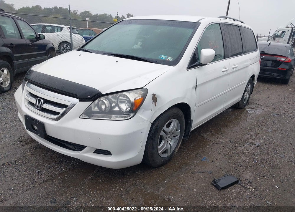2007 HONDA ODYSSEY EX VIN: 5FNRL38447B062407