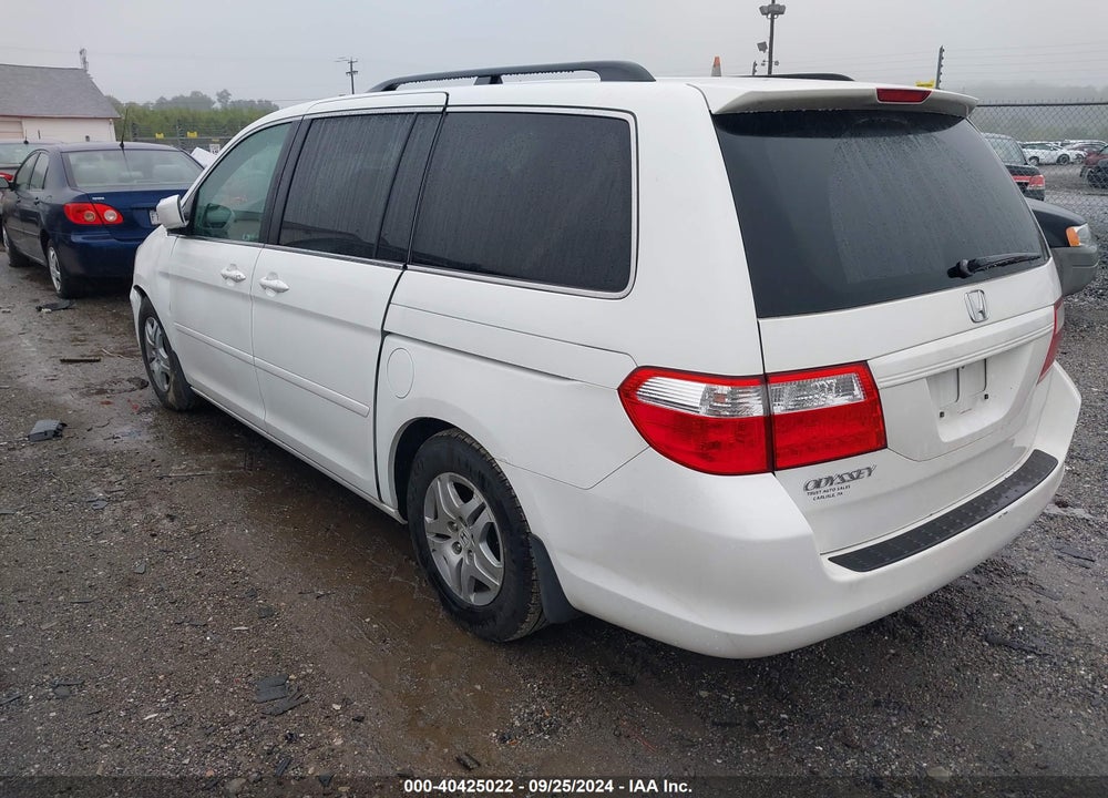 2007 HONDA ODYSSEY EX VIN: 5FNRL38447B062407