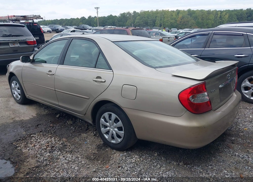 2003 TOYOTA CAMRY LE VIN: 4T1BE32K53U749458