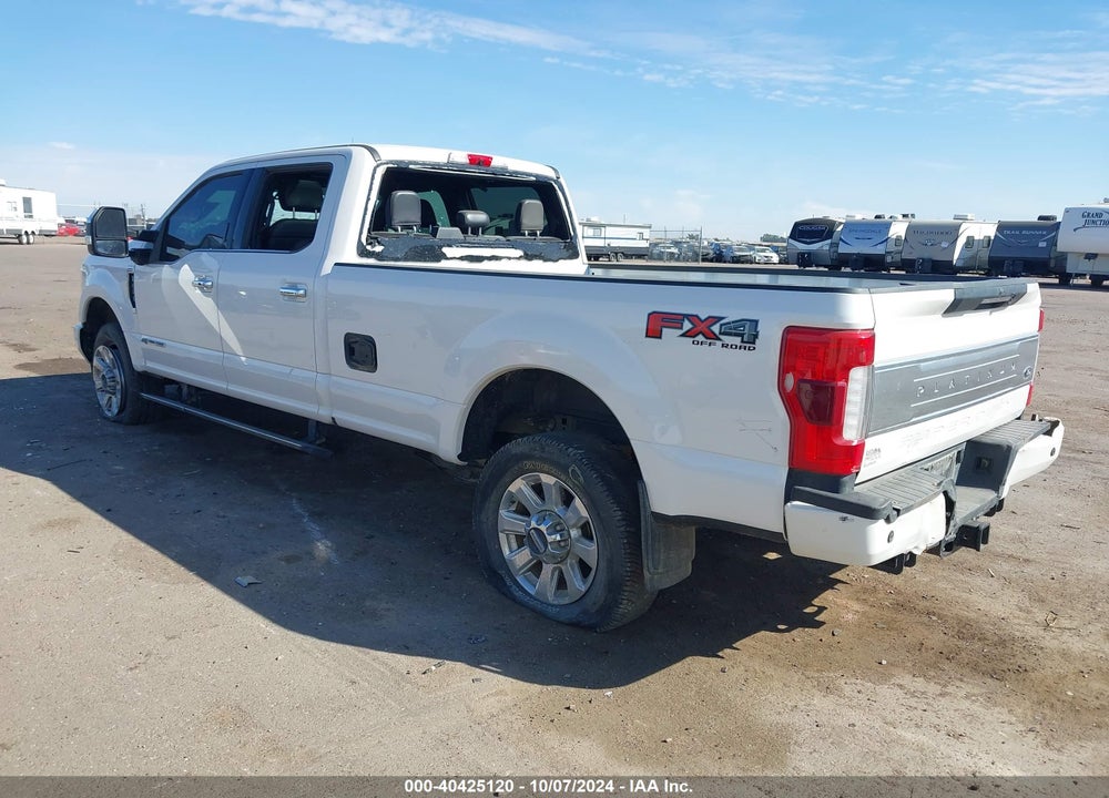 2019 FORD F-350 PLATINUM VIN: 1FT8W3BT5KEE74476