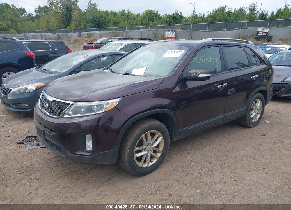 2014 KIA SORENTO LX VIN: 5XYKTCA6XEG473071