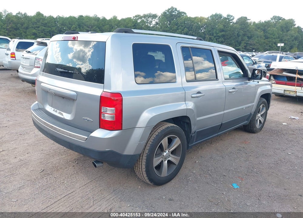 2016 JEEP PATRIOT HIGH ALTITUDE EDITION VIN: 1C4NJPFA1GD507097
