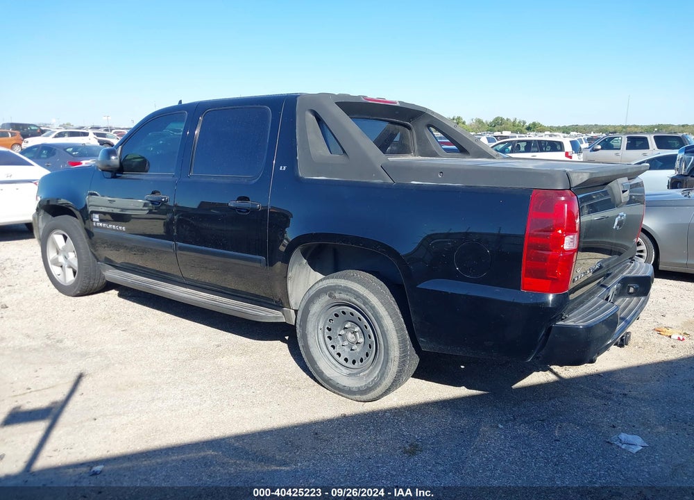 2007 CHEVROLET AVALANCHE 1500 LT VIN: 3GNEC12087G305212