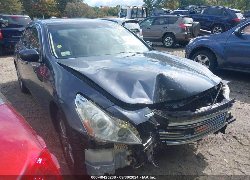 2011 INFINITI G25X VIN: JN1DV6AR9BM652813