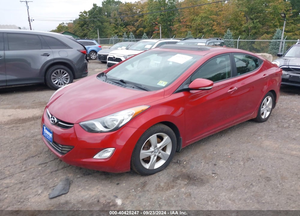 2013 HYUNDAI ELANTRA LIMITED VIN: KMHDH4AE6DU527577