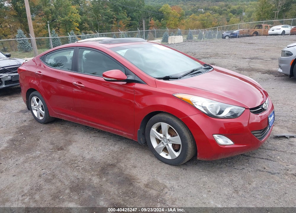 2013 HYUNDAI ELANTRA LIMITED VIN: KMHDH4AE6DU527577