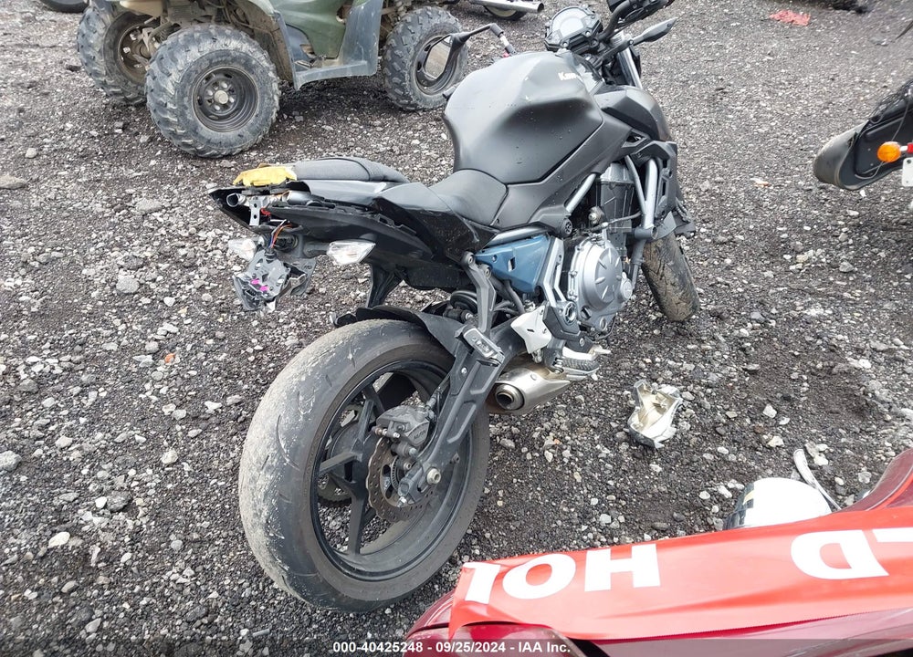 2017 KAWASAKI ER650 G VIN: JKAEREG18HDA01616