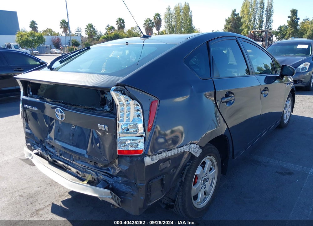 2011 TOYOTA PRIUS THREE VIN: JTDKN3DU0B0261348