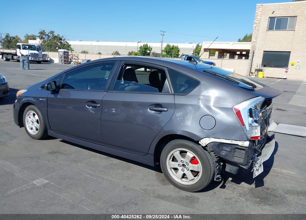 2011 TOYOTA PRIUS THREE VIN: JTDKN3DU0B0261348