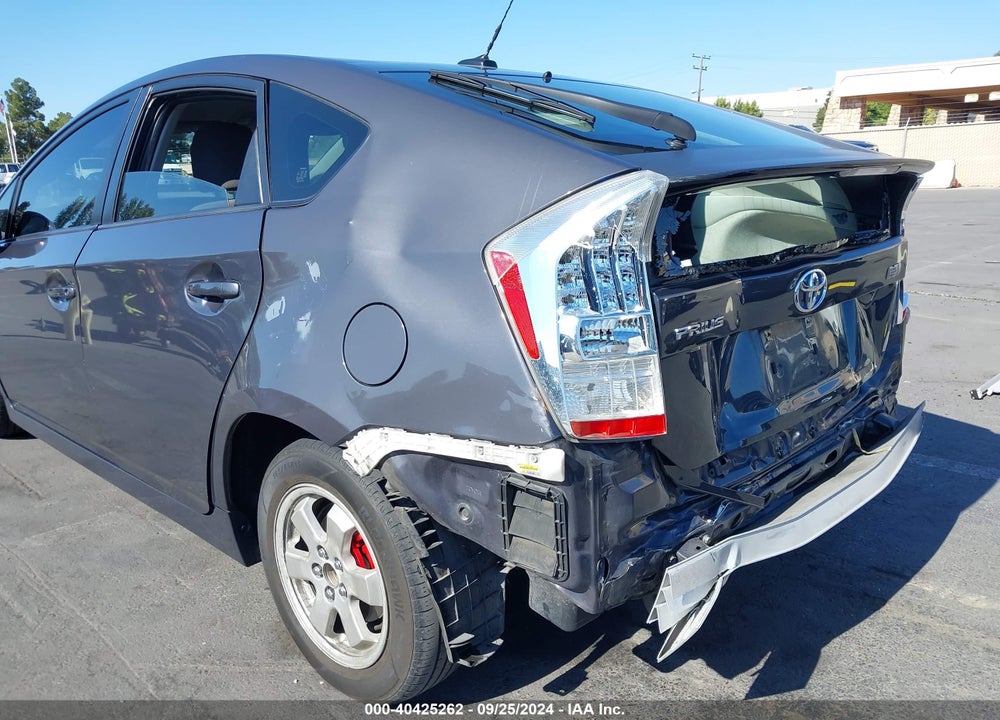 2011 TOYOTA PRIUS THREE VIN: JTDKN3DU0B0261348