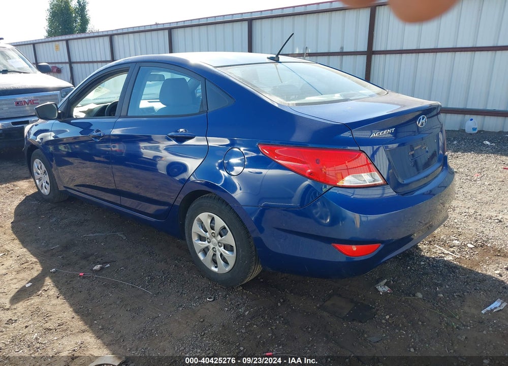 2016 HYUNDAI ACCENT SE VIN: KMHCT4AEXGU105505