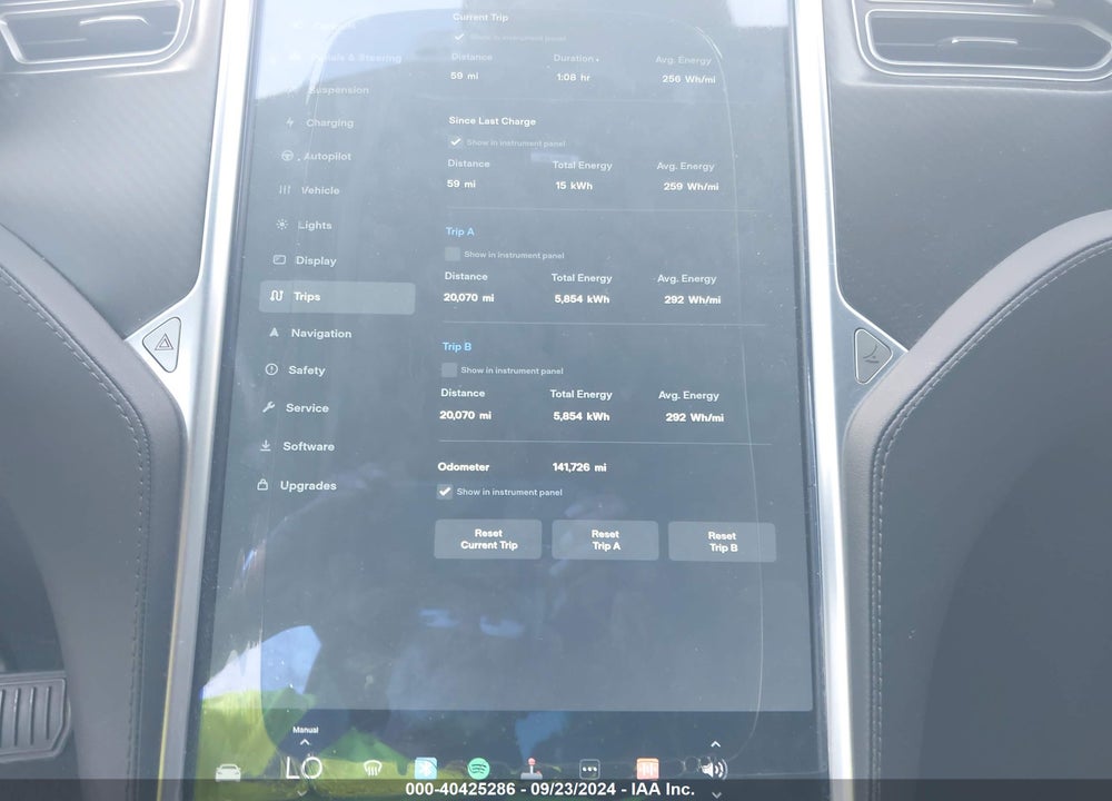 2015 TESLA MODEL S 70D/85D/P85D VIN: 5YJSA1H21FF081022