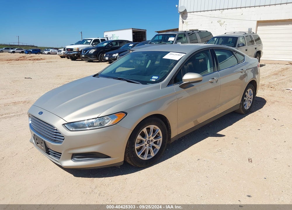 2016 FORD FUSION S VIN: 3FA6P0G74GR165350