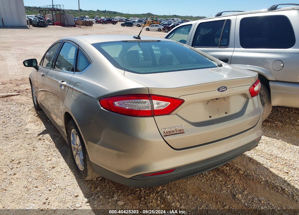 2016 FORD FUSION S VIN: 3FA6P0G74GR165350
