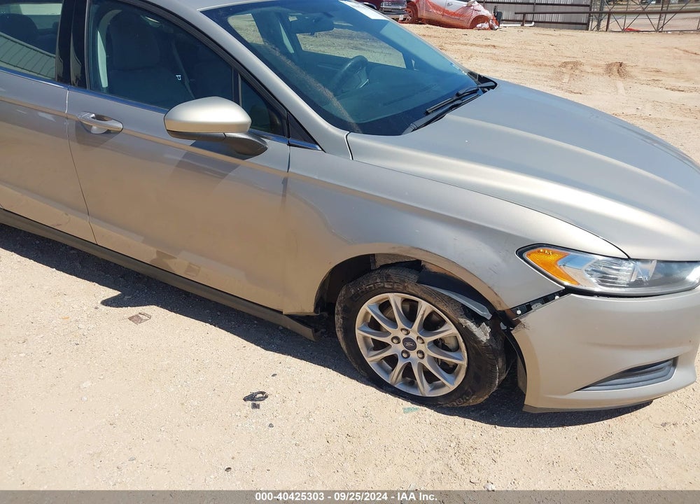 2016 FORD FUSION S VIN: 3FA6P0G74GR165350