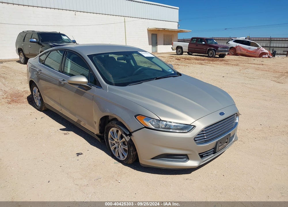2016 FORD FUSION S VIN: 3FA6P0G74GR165350