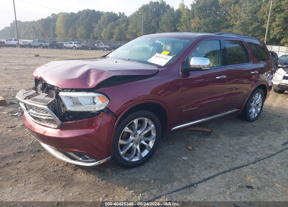 2018 DODGE DURANGO CITADEL RWD VIN: 1C4RDHEG0JC186624