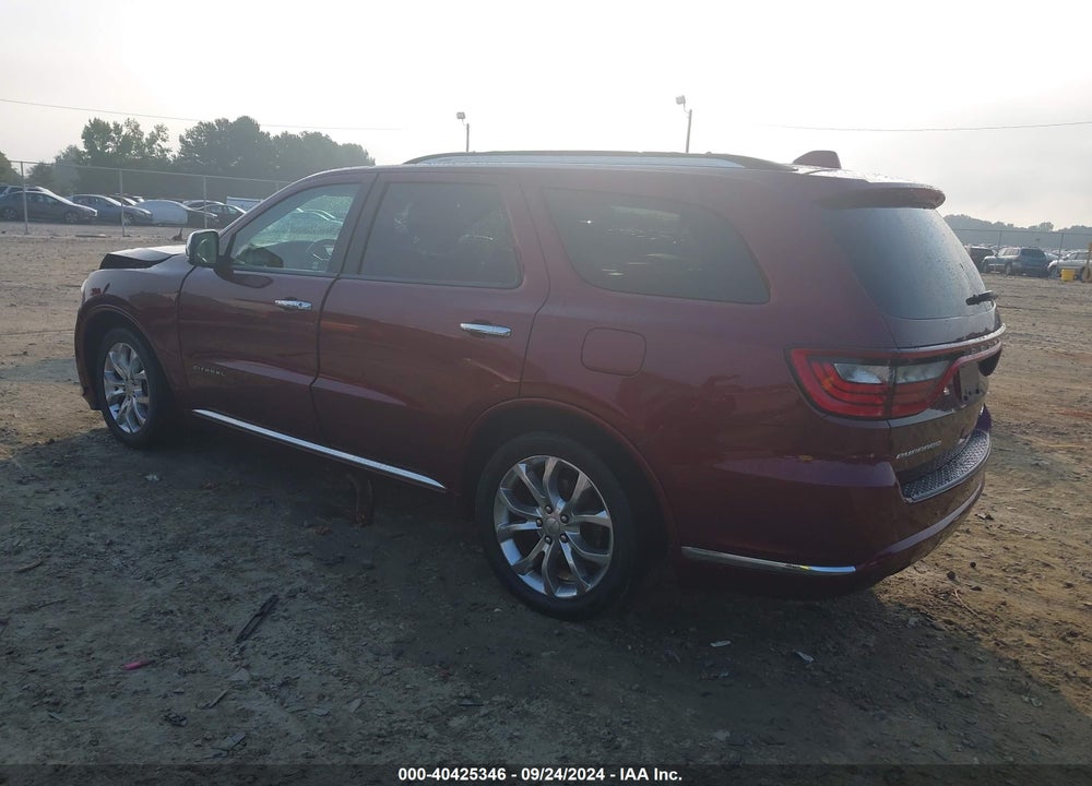 2018 DODGE DURANGO CITADEL RWD VIN: 1C4RDHEG0JC186624