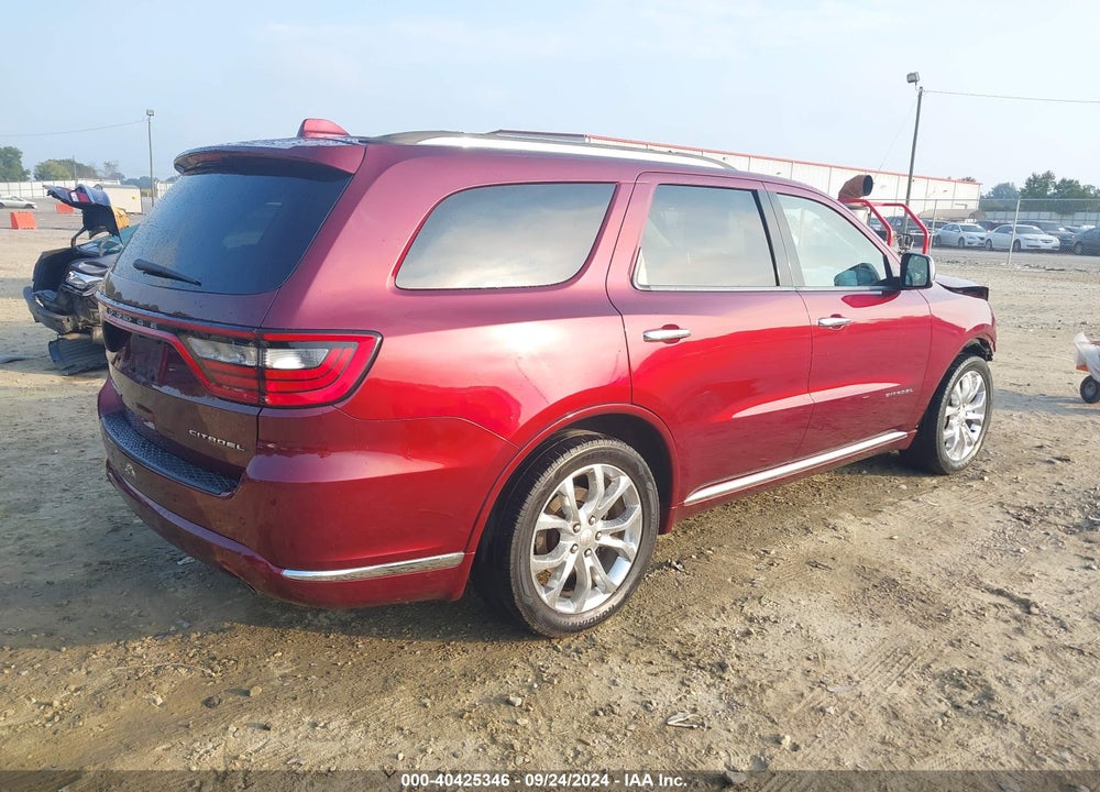 2018 DODGE DURANGO CITADEL RWD VIN: 1C4RDHEG0JC186624