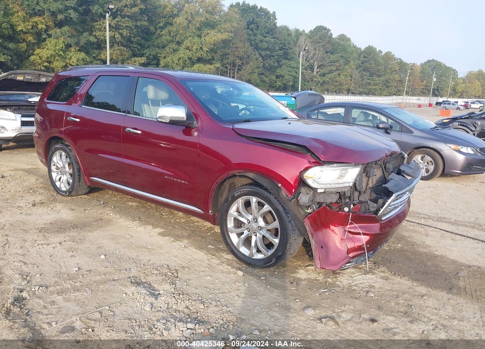 2018 DODGE DURANGO CITADEL RWD VIN: 1C4RDHEG0JC186624