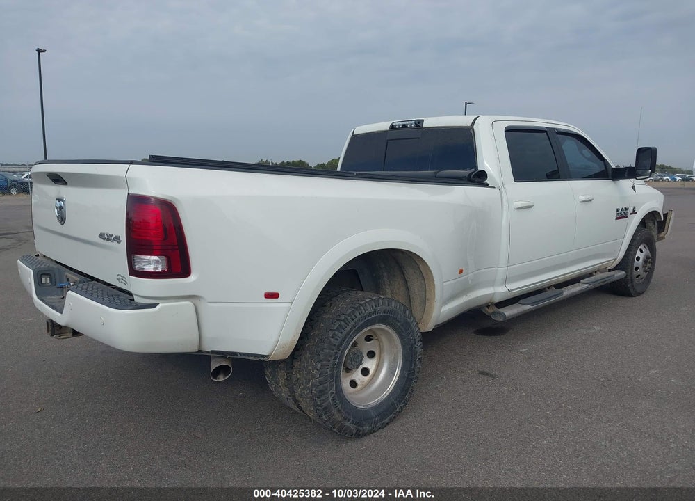 2018 RAM 3500 LAIE  4X4 8' BOX VIN: 3C63RRJL6JG201311