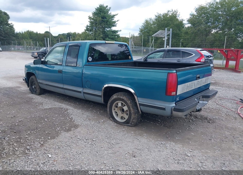 1997 CHEVROLET C1500 FLEETSIDE VIN: 2GCEC19R2V1156038