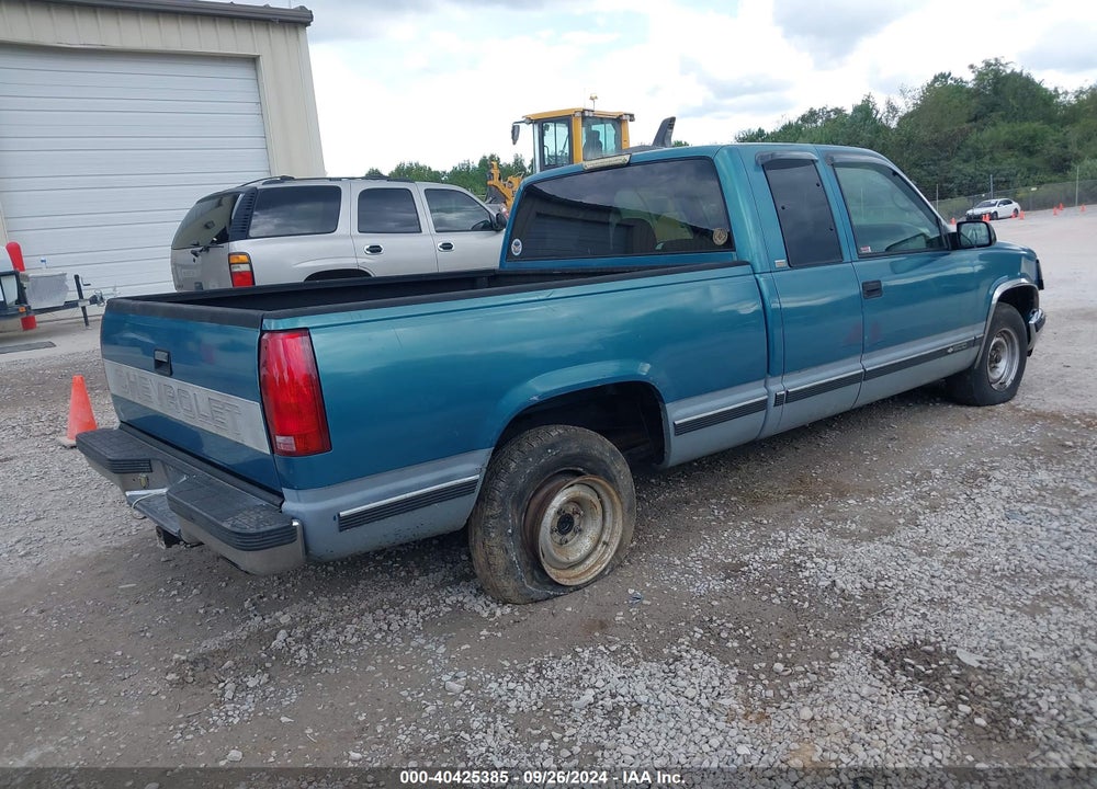 1997 CHEVROLET C1500 FLEETSIDE VIN: 2GCEC19R2V1156038