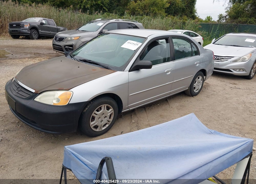 2002 HONDA CIVIC LX VIN: 2HGES16512H549408