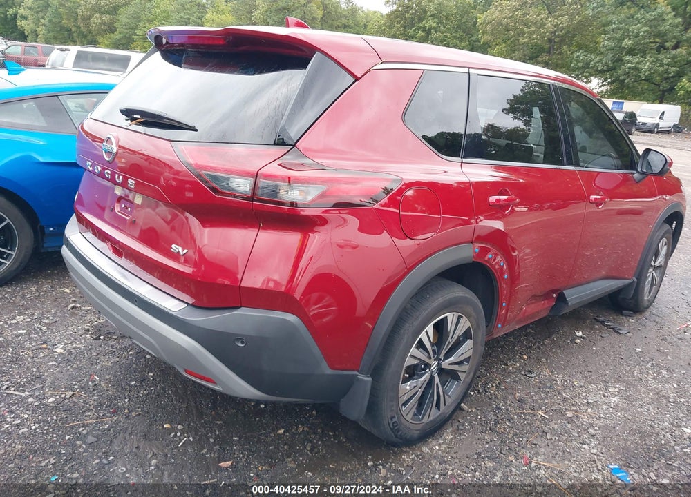 2021 NISSAN ROGUE SV FWD VIN: JN8AT3BA4MW015112