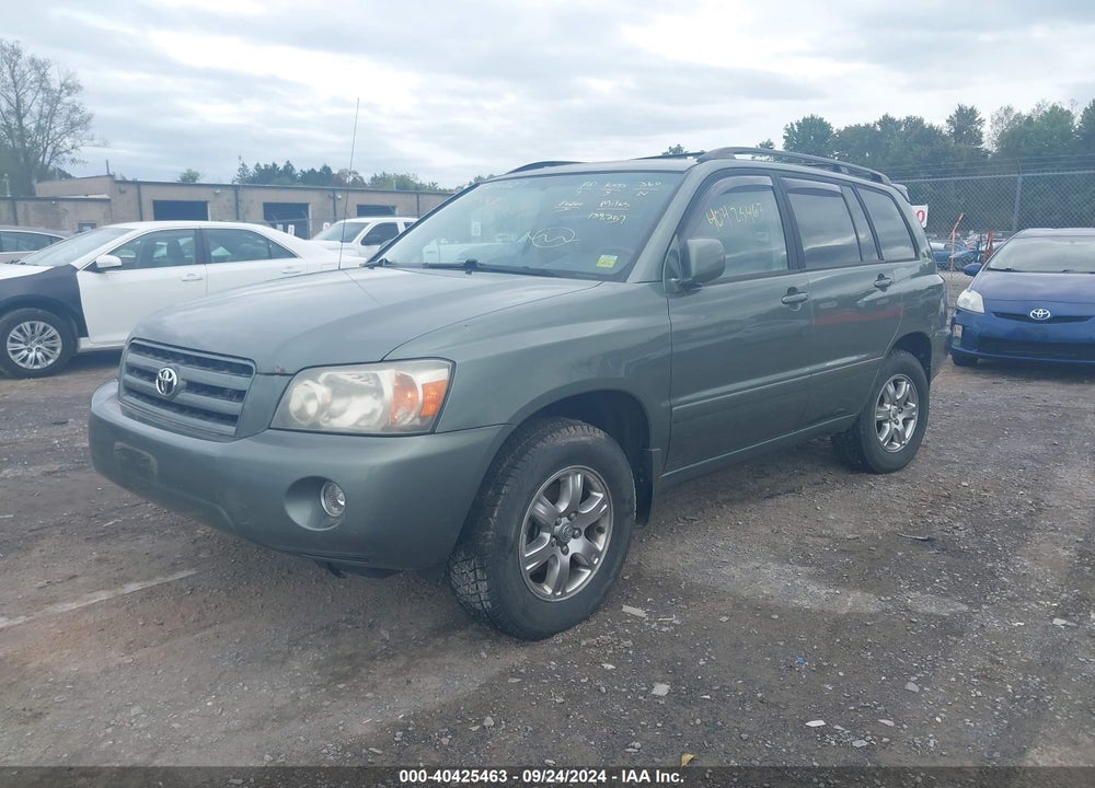 2005 TOYOTA HIGHLANDER V6 VIN: JTEEP21A450094004