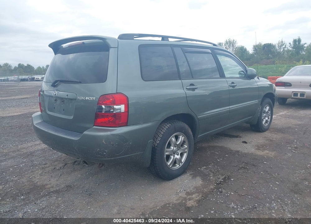 2005 TOYOTA HIGHLANDER V6 VIN: JTEEP21A450094004