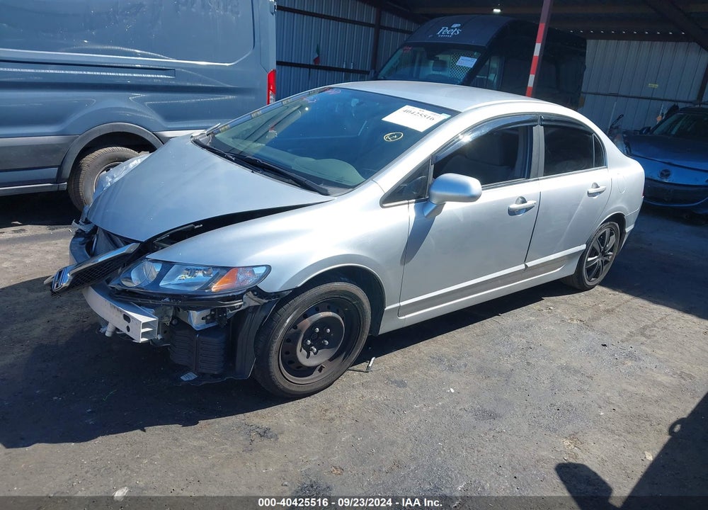 2010 HONDA CIVIC LX VIN: 19XFA1F59AE081184