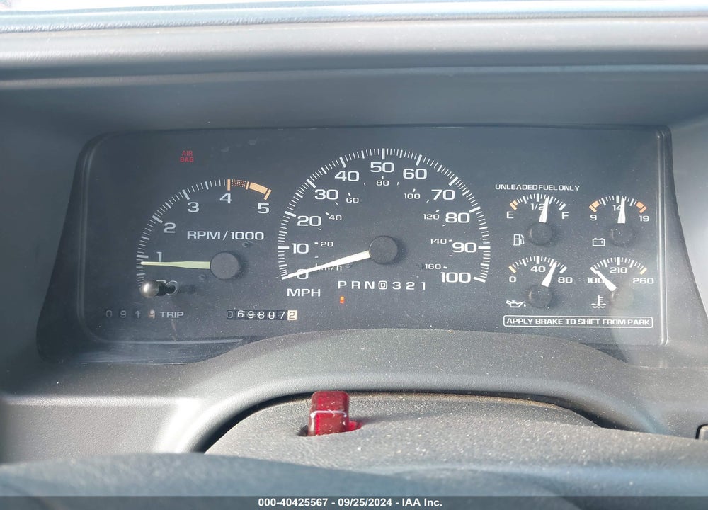 1995 CHEVROLET GMT-400 C1500 VIN: 1GCEC14Z0SZ124862
