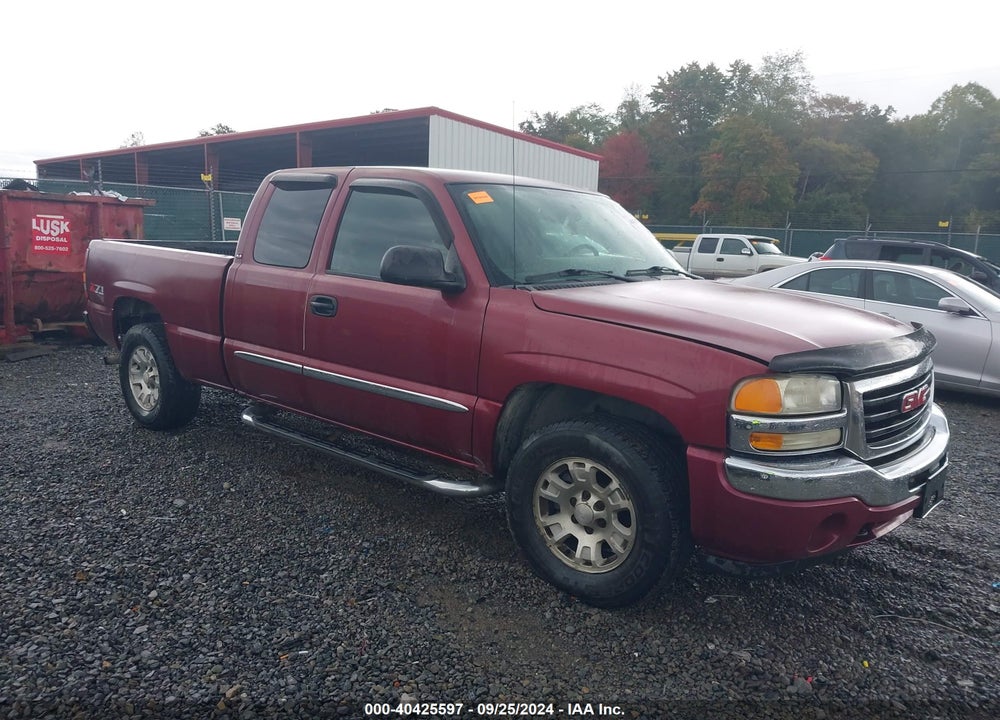 2005 GMC SIERRA 1500 SLE VIN: 1GTEK19B45E227227