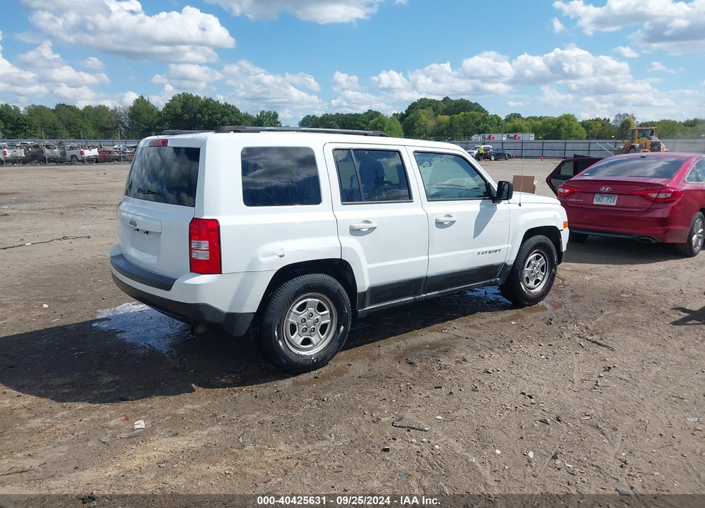 2015 JEEP PATRIOT SPORT VIN: 1C4NJPBA4FD125943