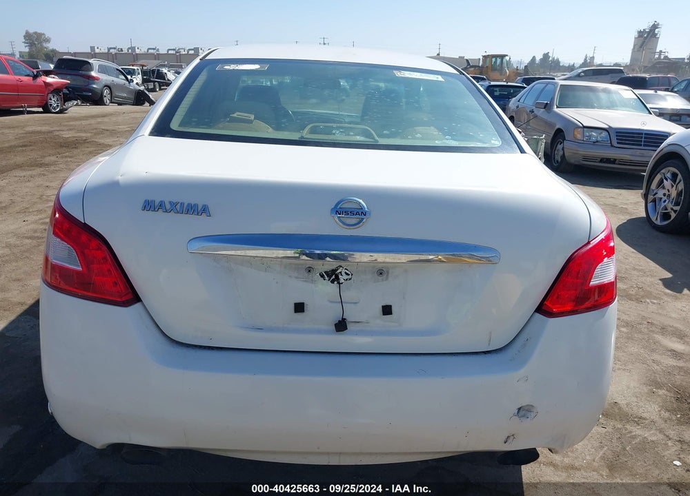 2010 NISSAN MAXIMA VIN: 1N4AA5AP1AC806252