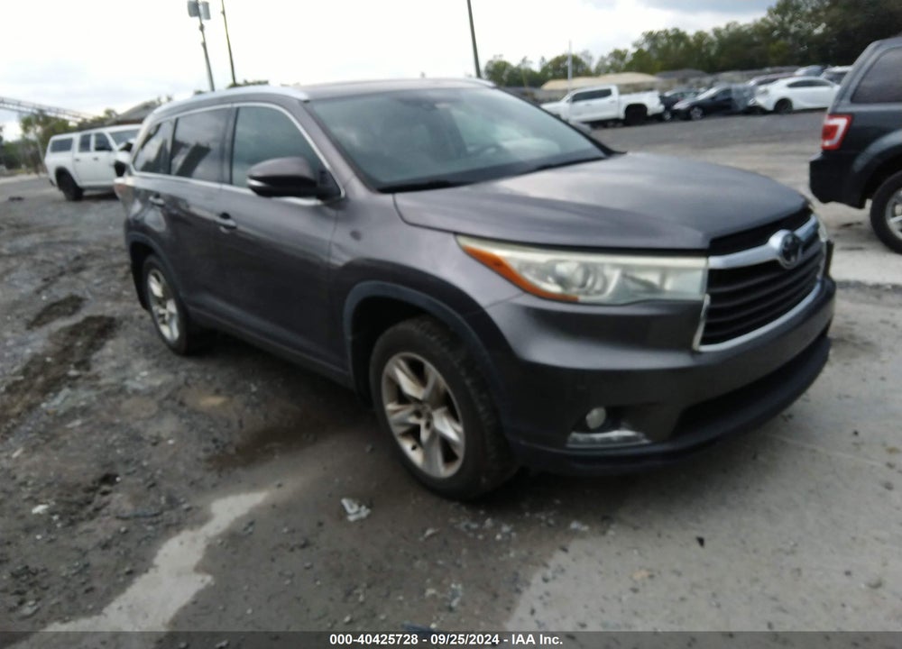 2016 TOYOTA HIGHLANDER LIMITED PLATINUM V6 VIN: 5TDDKRFHXGS232156