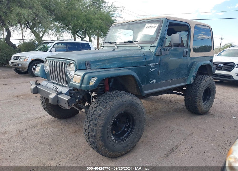 1999 JEEP WRANGLER SPORT VIN: 1J4FY19SXXP430613