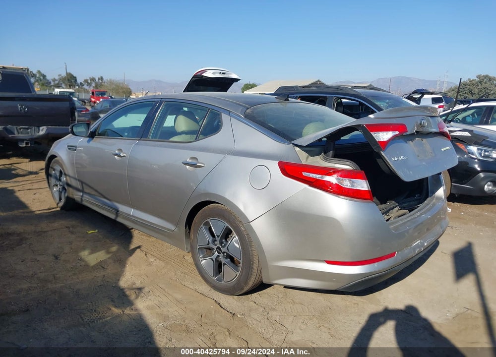 2013 KIA OPTIMA HYBRID EX VIN: KNAGM4AD9D5051885