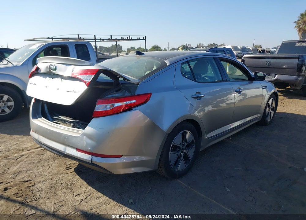2013 KIA OPTIMA HYBRID EX VIN: KNAGM4AD9D5051885