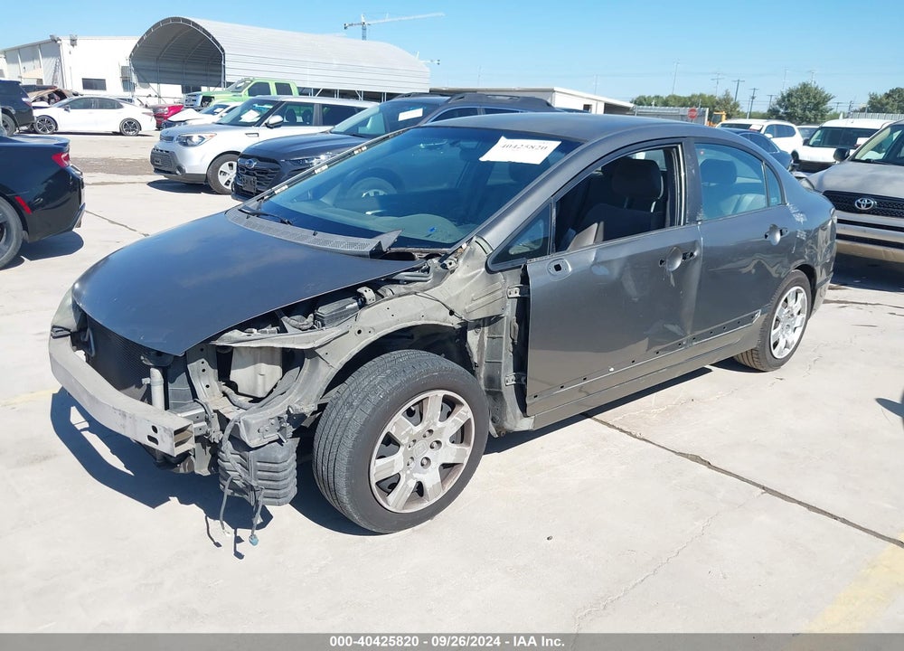 2008 HONDA CIVIC LX VIN: 2HGFA16578H349181