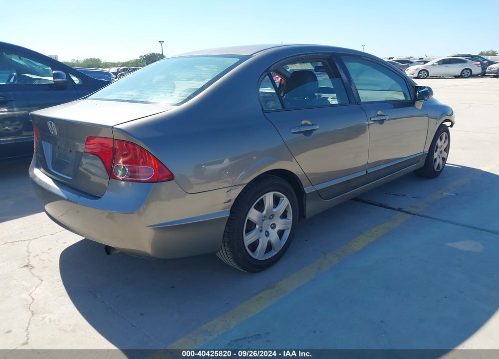 2008 HONDA CIVIC LX VIN: 2HGFA16578H349181