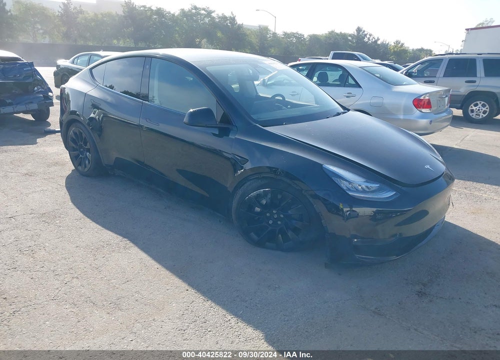 2021 TESLA MODEL Y LONG RANGE DUAL MOTOR ALL-WHEEL DRIVE VIN: 5YJYGDEEXMF208467
