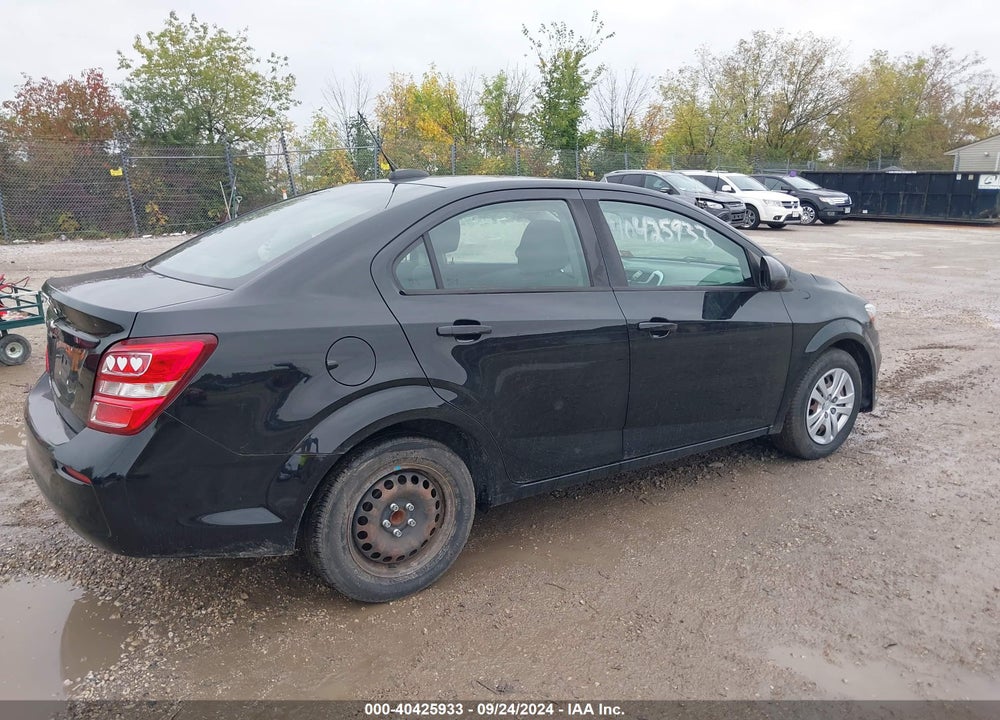 2017 CHEVROLET SONIC LS AUTO VIN: 1G1JB5SH8H4174457