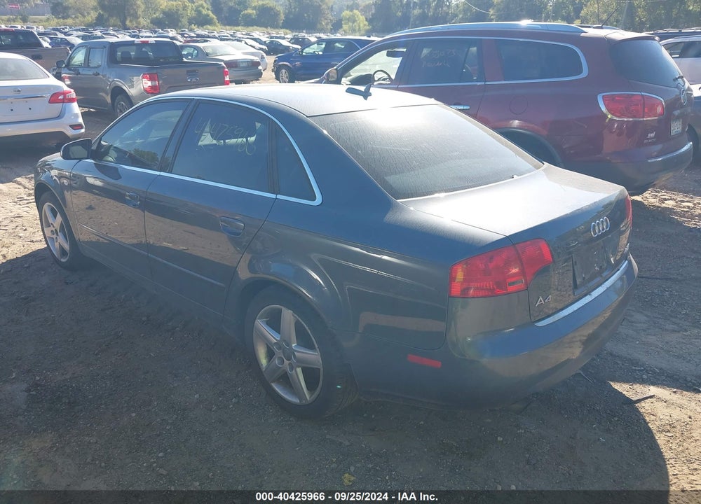 2005 AUDI A4 2.0T VIN: WAUDF68E45A508277