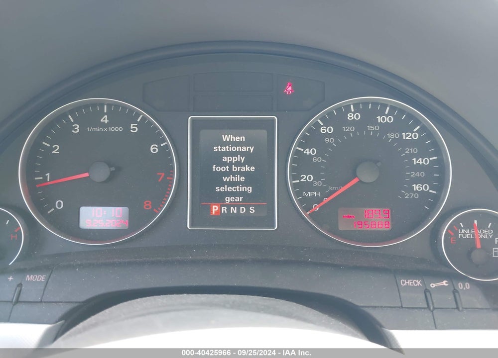 2005 AUDI A4 2.0T VIN: WAUDF68E45A508277