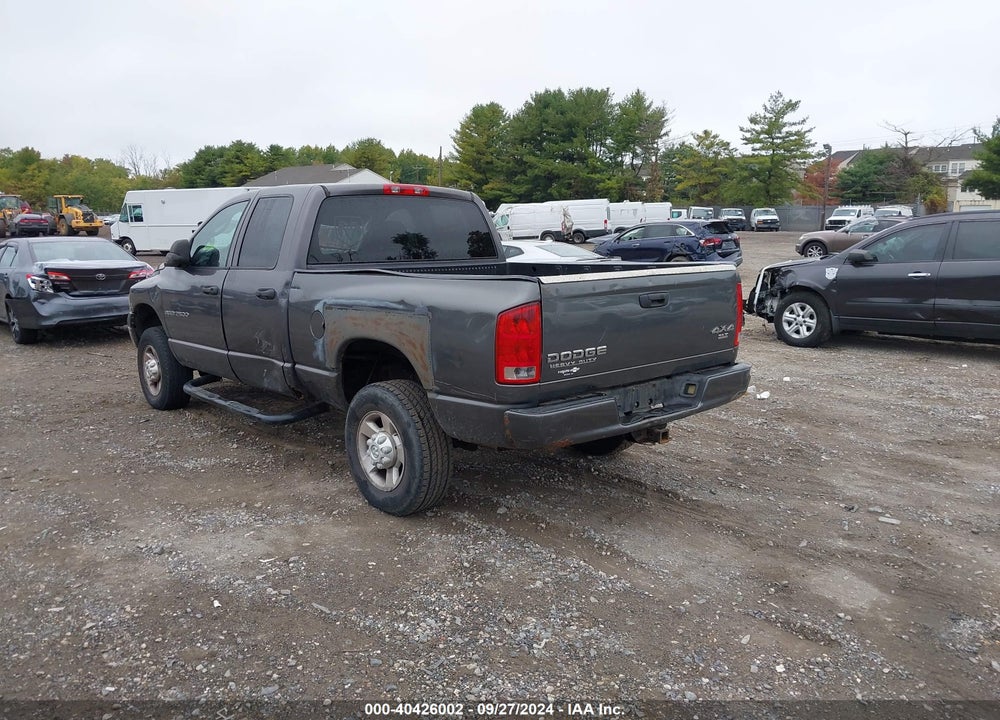 2003 DODGE RAM 2500 SLT/LARAMIE/ST VIN: 1D7KU28D93J533761