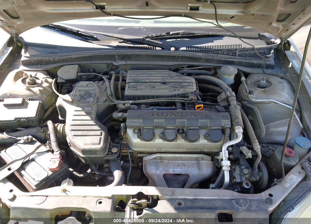 2002 HONDA CIVIC LX VIN: 1HGES16572L021679