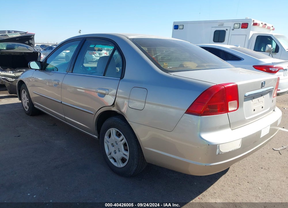 2002 HONDA CIVIC LX VIN: 1HGES16572L021679