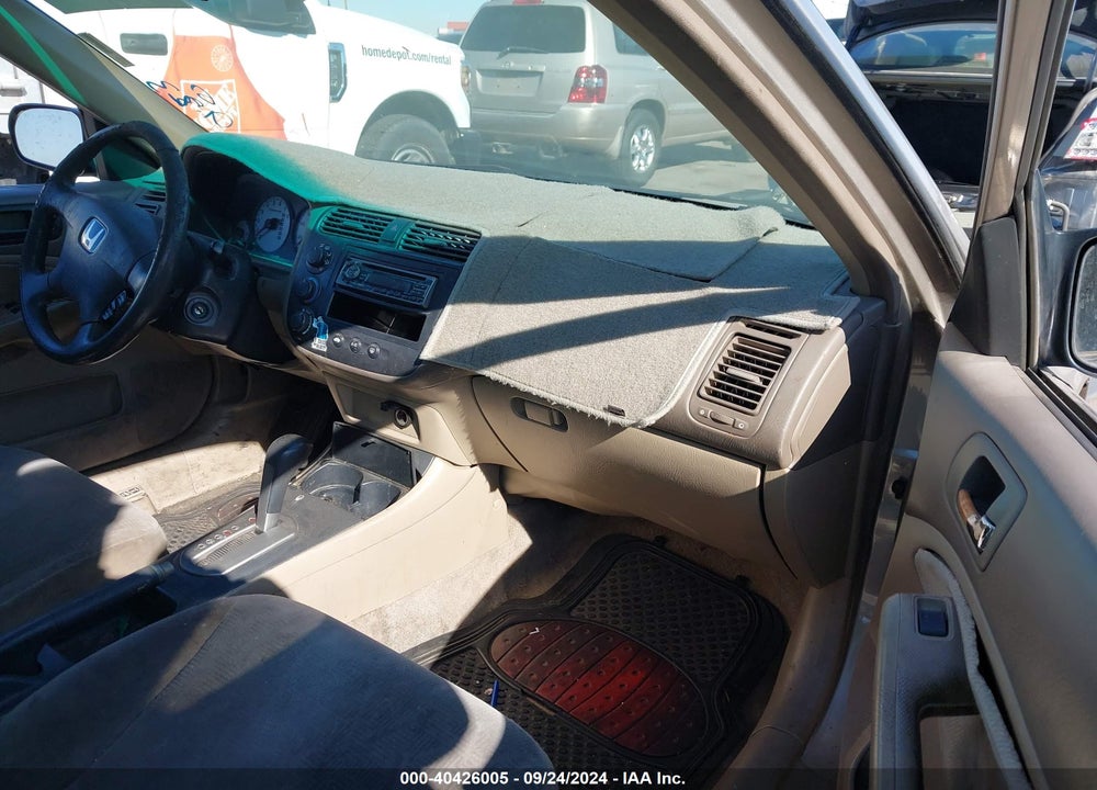2002 HONDA CIVIC LX VIN: 1HGES16572L021679